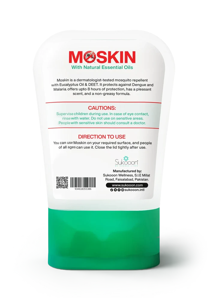 MOSKIN | Mosquito Repellent with Natural Essential Oils