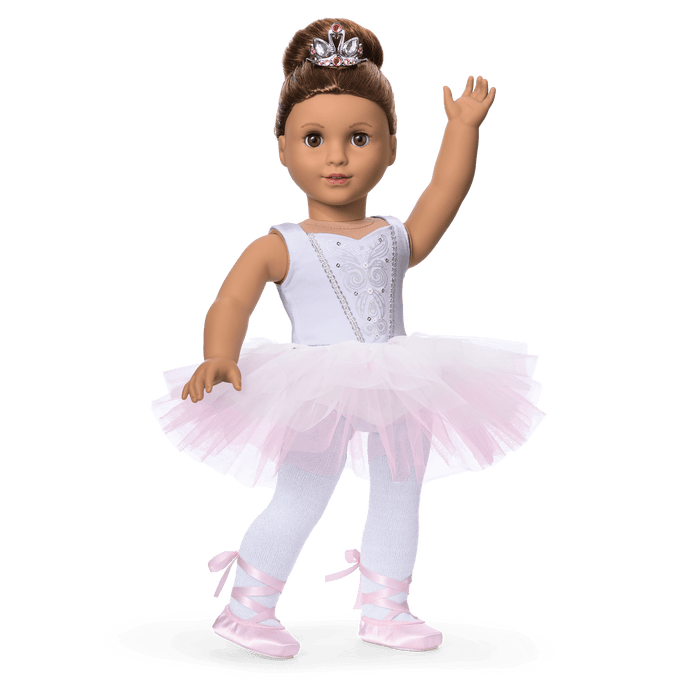 My First Ballet Recital Costume for 18-inch Dolls