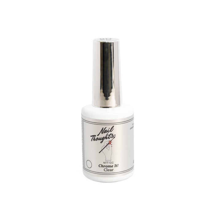 Nail Thoughts NTT-CC Chrome It! Clear Non-Wipe Gel
