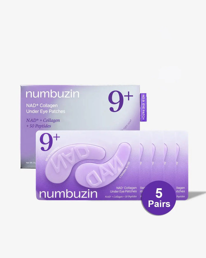 NUMBUZIN No.9 NAD+ Collagen Under Eye Patches (5 Pairs) - DOKAN