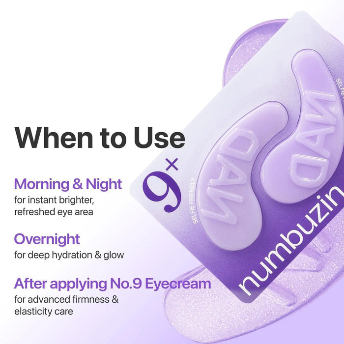 NUMBUZIN No.9 NAD+ Collagen Under Eye Patches (5 Pairs) - DOKAN