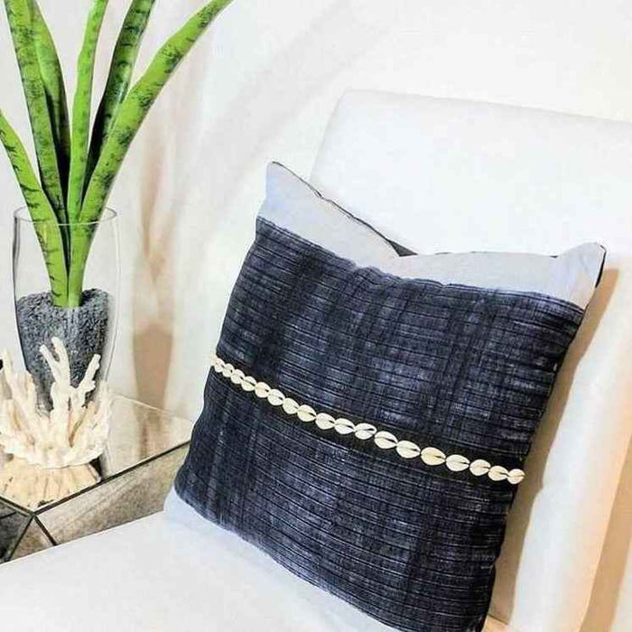 Oasis Del Mar Indigo Batik Pillow Cover - Thailand
