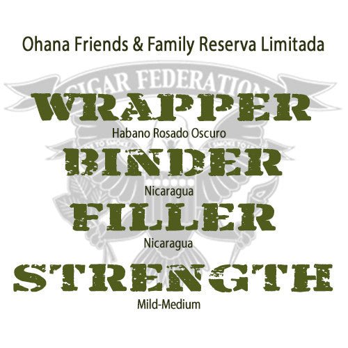 ohana - friends - family - reserva - limitada - Cigar Federation