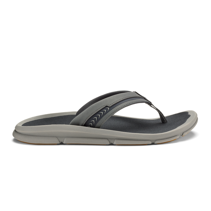 Olukai Men's 'Akeu Beach Sandals Footwear Olukai Rock/Rock 8