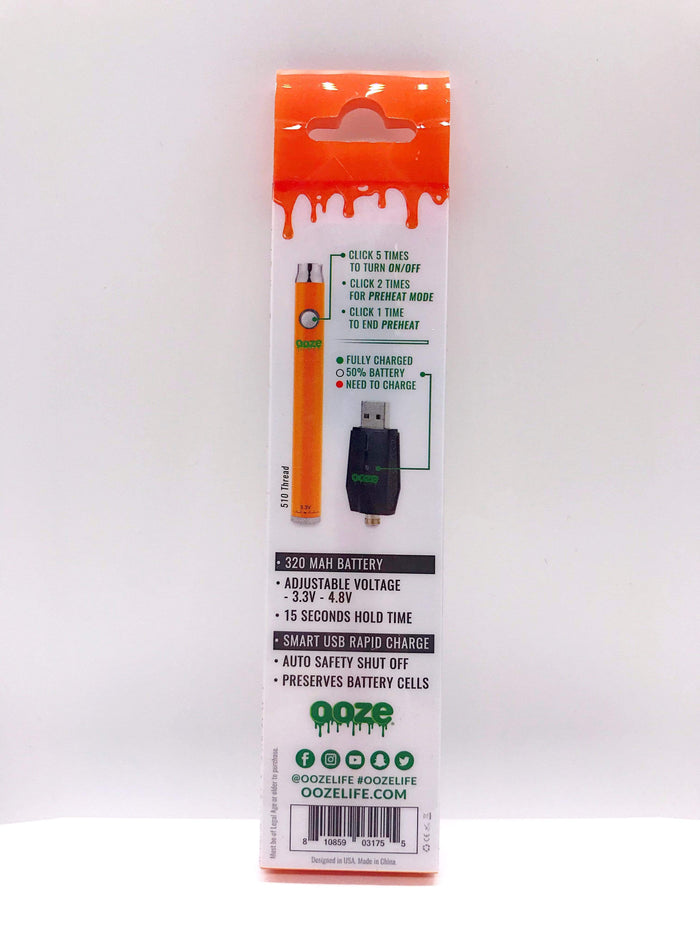 OOZE SLIM PEN TWIST BATTERY W/ USB SMART CHARGER