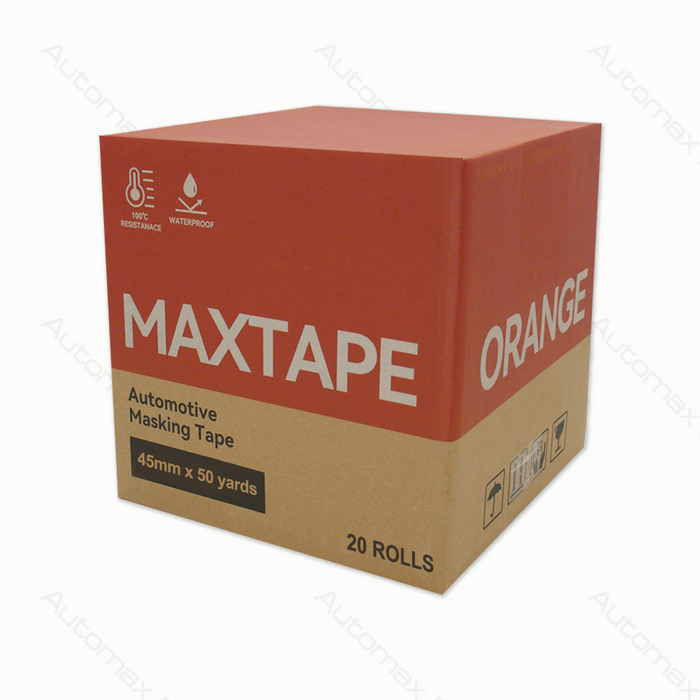 Orange MaxTape Masking 45mm X 50 Yards (1 Box)