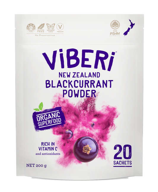 Organic Blackcurrant Powder 200g (20x Sachets)