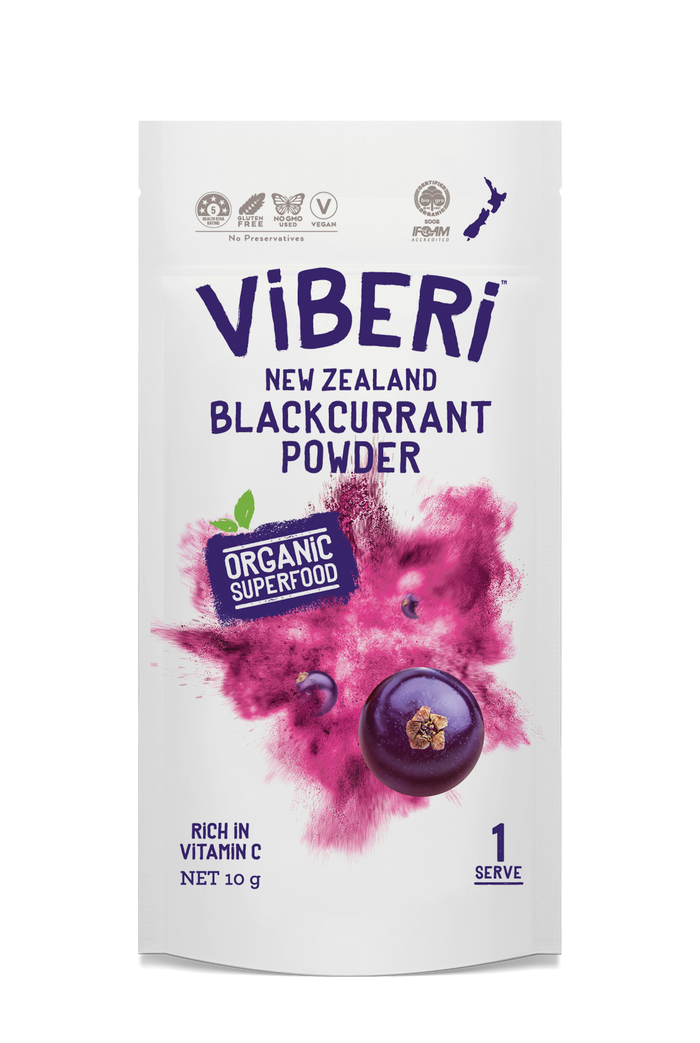 Organic Blackcurrant Powder 200g (20x Sachets)