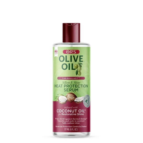 ORS Olive Oil Heat Protection Hair Serum infused with Coconut Oil 6oz
