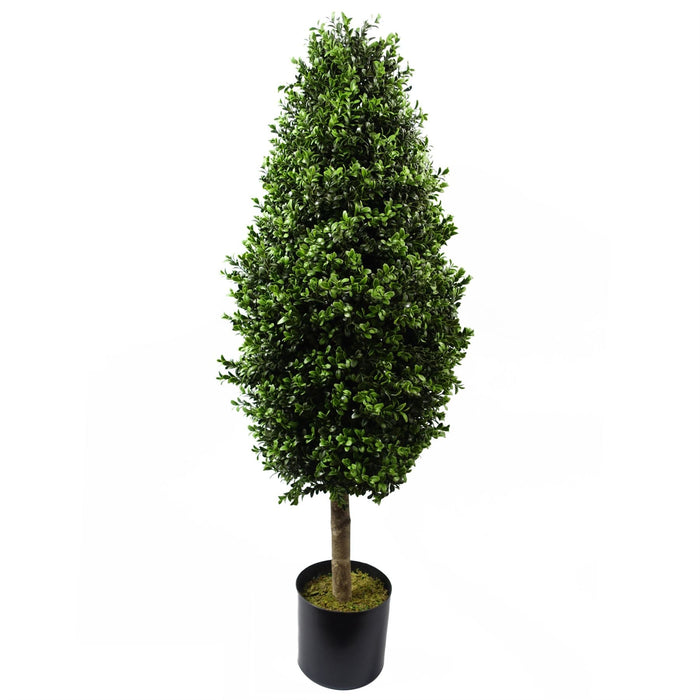 Outdoor Artificial Topiary Tree 120cm Buxus Ball Cone UV Resistant Botanik-0