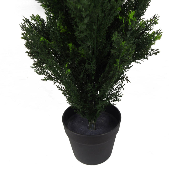 Outdoor UV Cedar Topiary Tree Artificial 90cm Realistic Plant Botanik-1