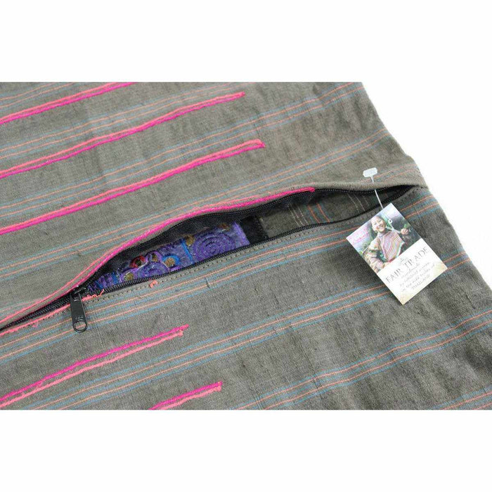 Oversized Sunan Embroidered Pillow Cover - Thailand