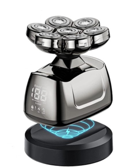 Palms - 7 in 1 USB Groomer Waterproof Rotary Razor  Electric Shaver for Men - Palms Fashion Inc.