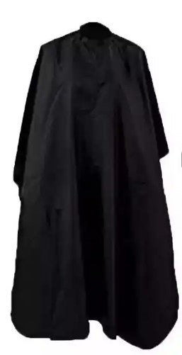 PALMS Professional Barber Cape  With Silicone Neck - Black - Palms Fashion Inc.