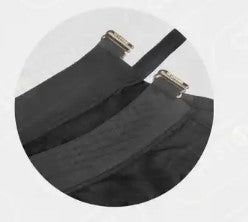 PALMS Professional Barber Cape  With Silicone Neck - Black - Palms Fashion Inc.
