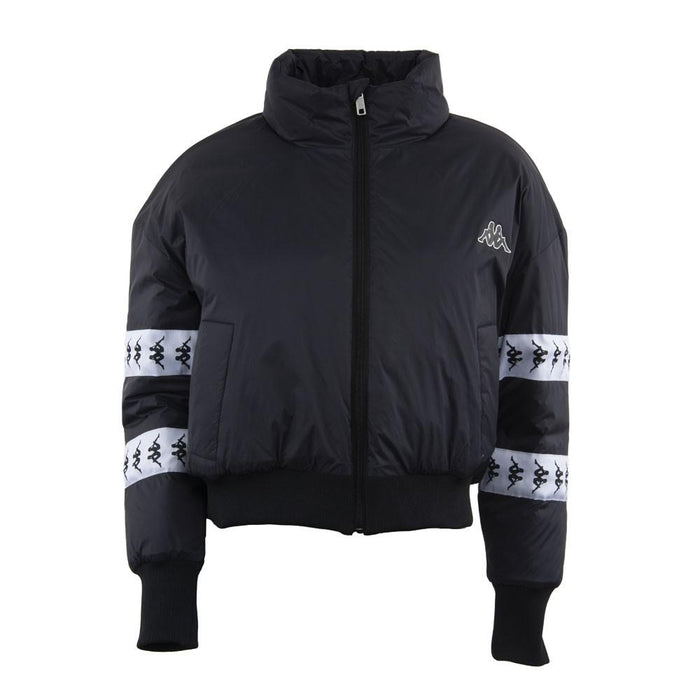 Parka Women Crop Black White