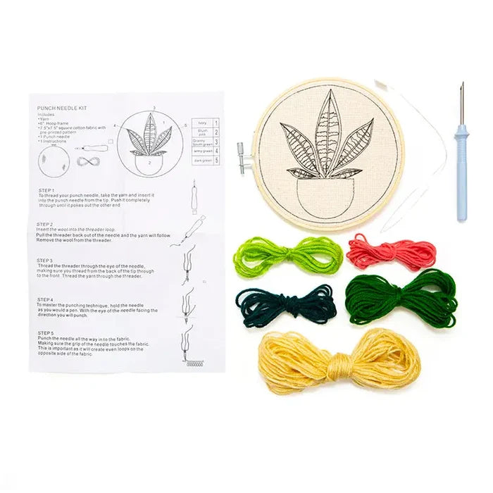 Plant Punch Needle Kit