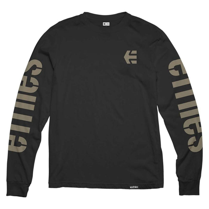 Polera Manga Larga Icon Black Olive