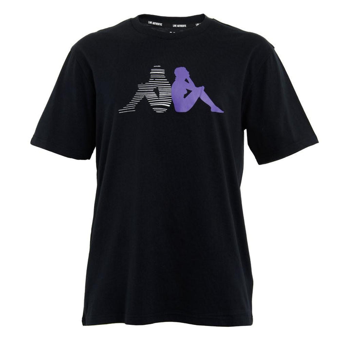 Polera Men Black Omini Solid Line