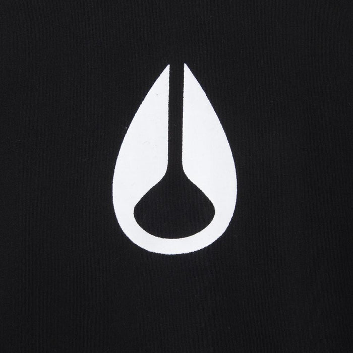 Polera Men Long Sleeve Regular Fit Black Logo White