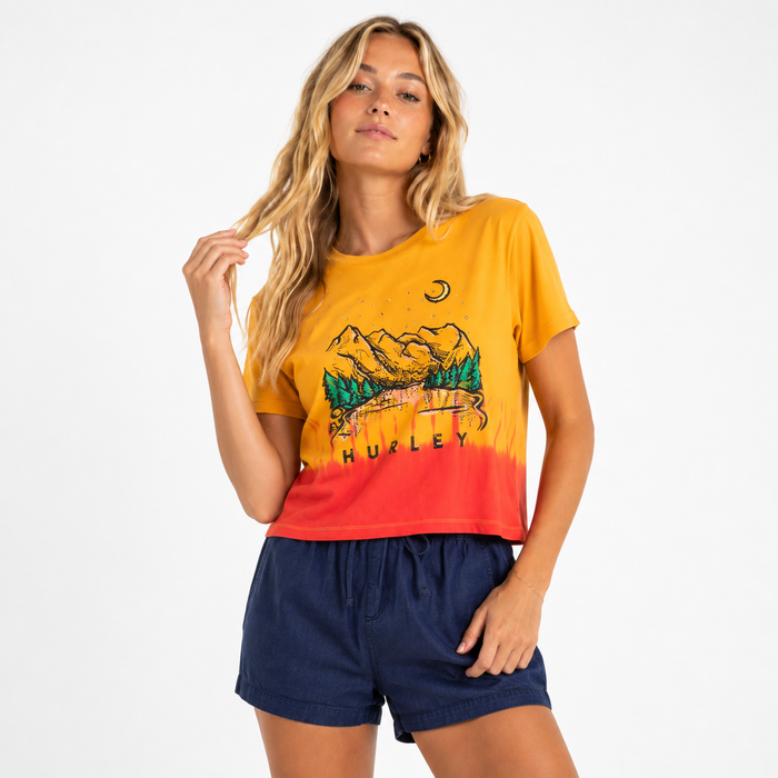 Polera Moonlake Tied Crop Sulp Dipd