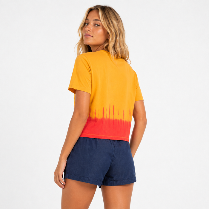 Polera Moonlake Tied Crop Sulp Dipd