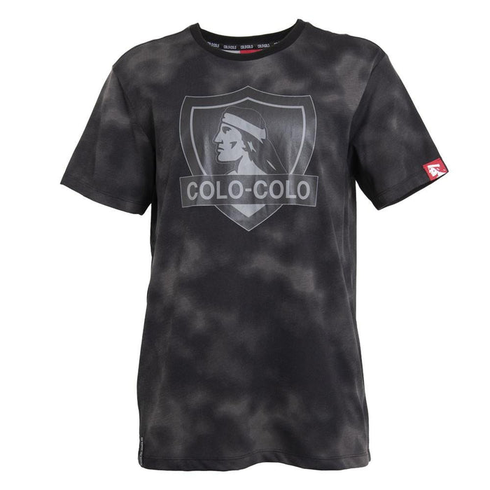 Polera Tiedye Black Escudo