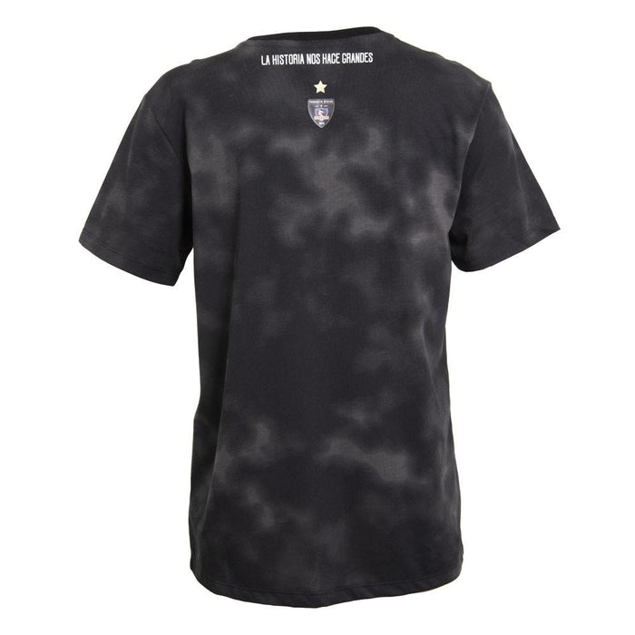 Polera Tiedye Black Escudo