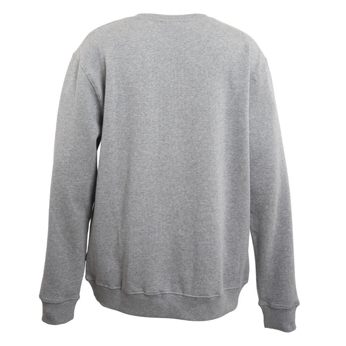 Polerón Crew Grey Logo Front Black
