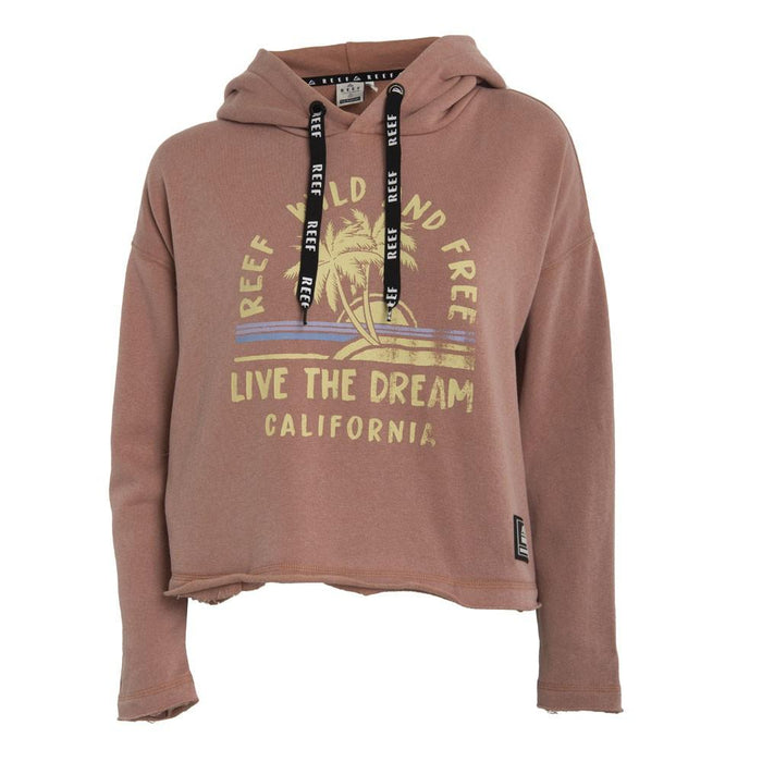 Poleron Crop Women Live the Dream Orange