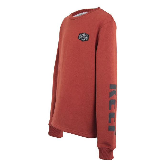 Poleron Kids Crew "Stop Time Enjoy Life" Burgundy Black