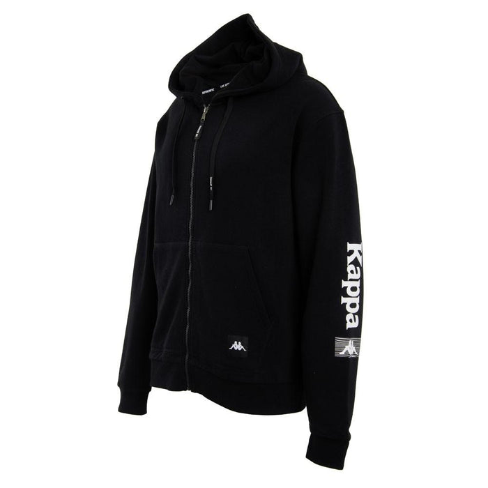 Poleron Men Black Logo Arm White
