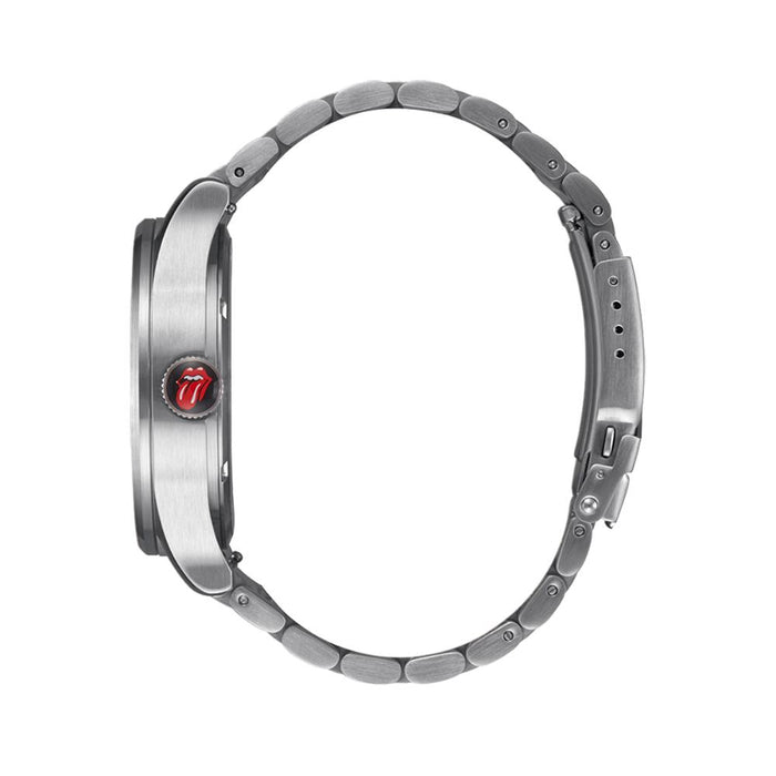 Poleron Men White Logo Arm Black