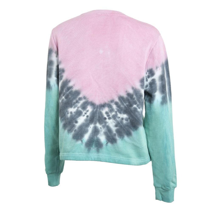 Poleron Women Crew Tiedye Pink Blue