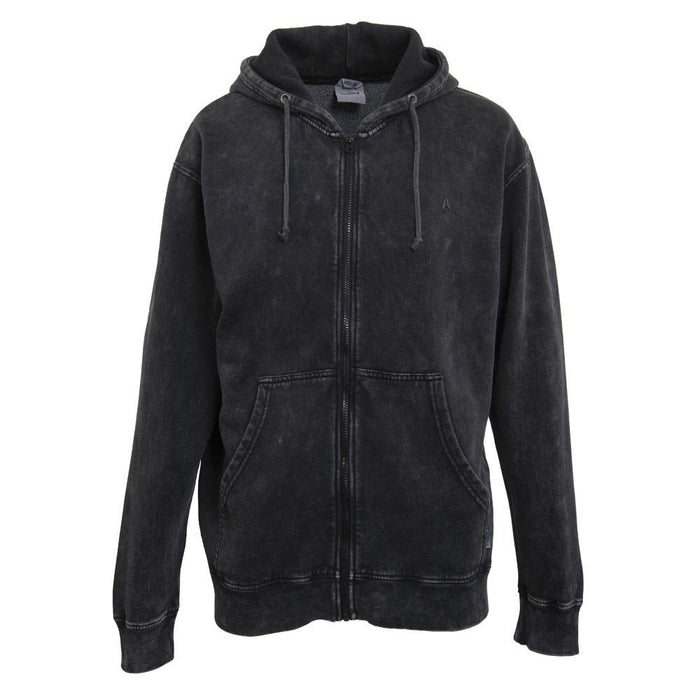 Polerón Zipper Men Black Logo Back Rainbow