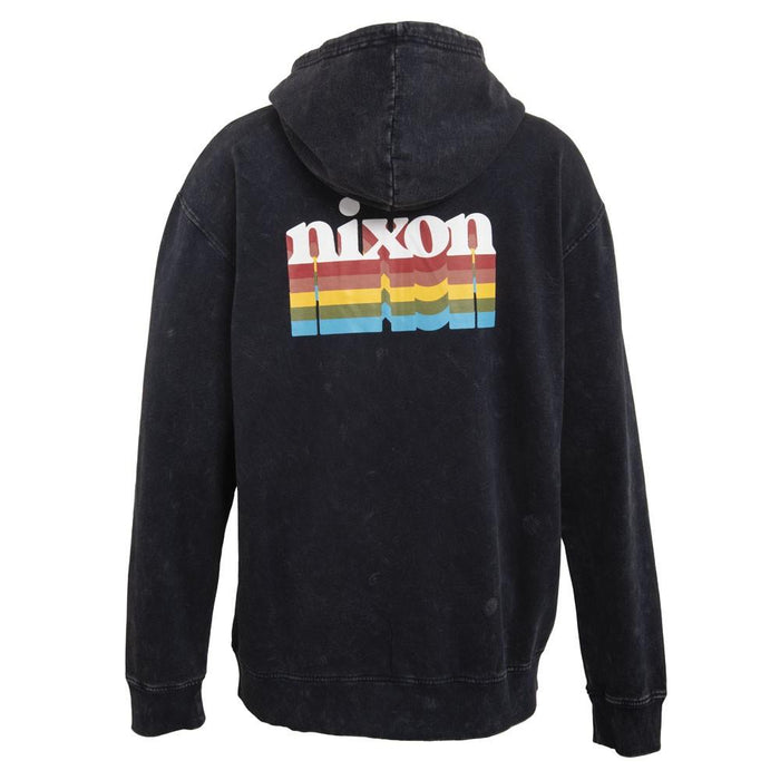 Polerón Zipper Men Grey Logo Back Rainbow