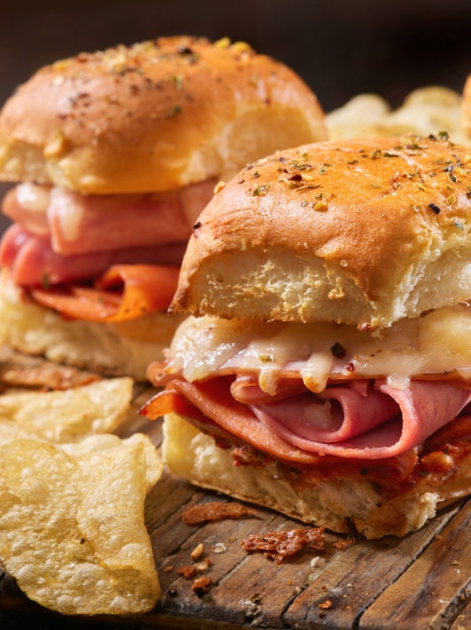 Poppyseed Ham and Swiss Sliders (16)