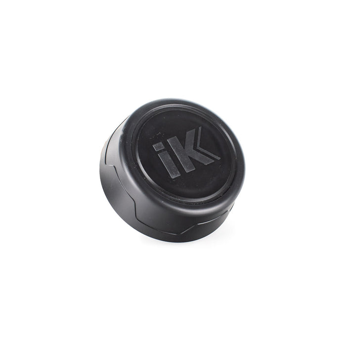 The top of an IK Pro lid on a white background.