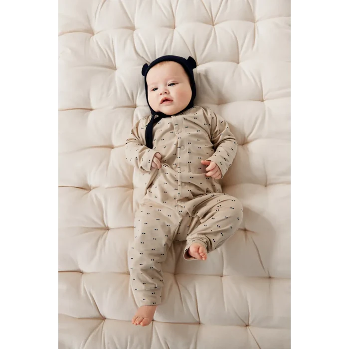 Liewood - Pyjamas Jumpsuit - Birk - Double Dot/Sllver Lining - Lifestyle Cut 1