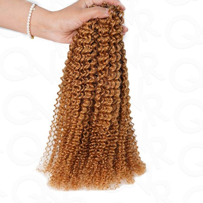 1 pack of water wave crochet braiding hair honely blonde hair extensions