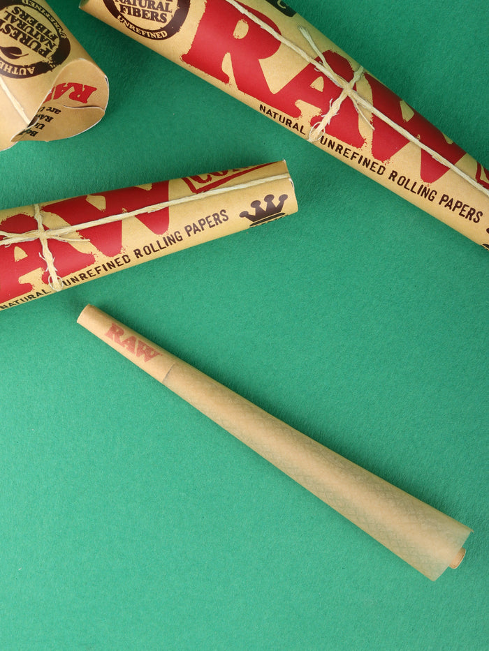 RAW Unrefined Pre-Roll Cone K/S 3pk | One Colour-Image 1