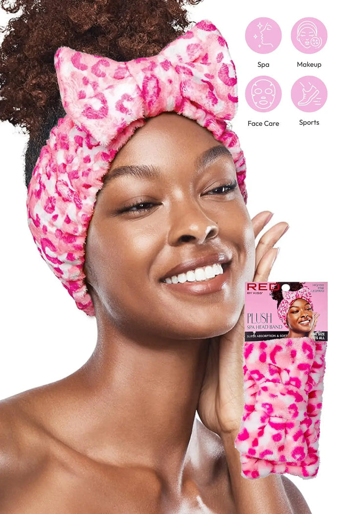 RED BY KISS PLUSH SPA HEADBAND - BSW BEAUTY CANADA