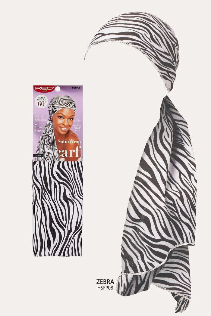 RED BY KISS SILK SATIN WRAP SCARF - BSW BEAUTY CANADA