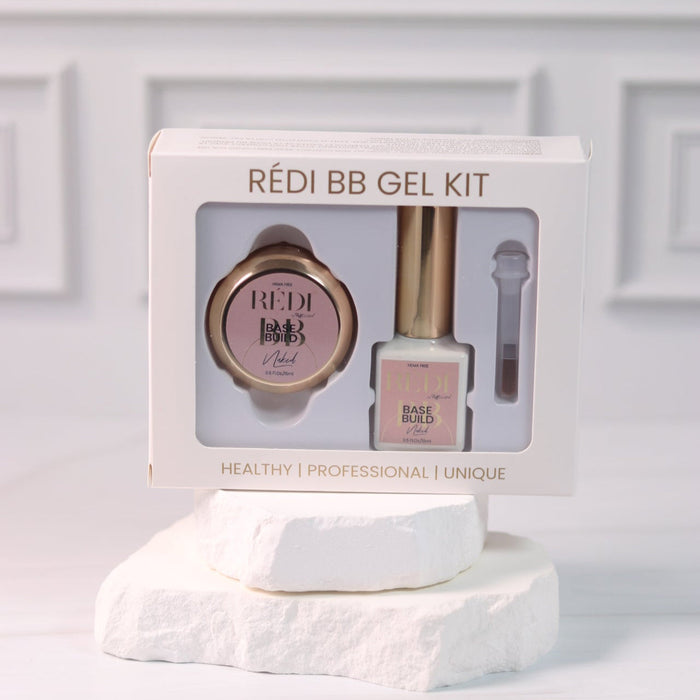 RI- "NAKED" BB Gel Kit - Natural Pink-Base and Builds-Red Iguana LLC-Gel Essentialz