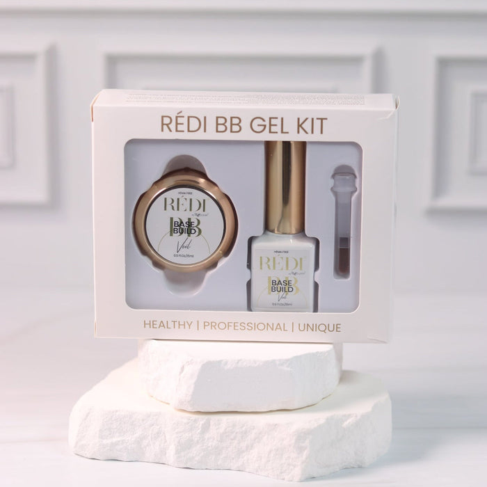 RI- "VEIL" BB Gel Kit - Milky White-Base and Builds-Red Iguana LLC-Gel Essentialz