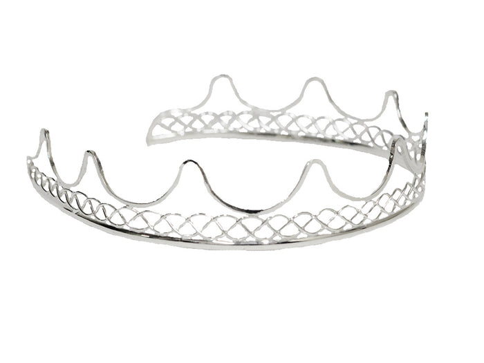Royal Crown – Silver Regal Headpiece side view