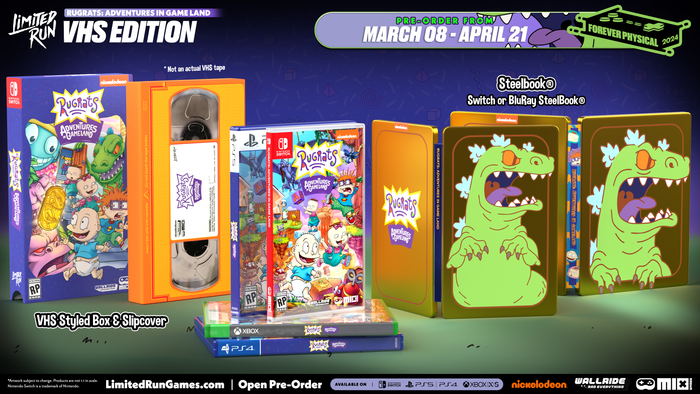 Rugrats: Adventures in Gameland VHS Edition (PS4)