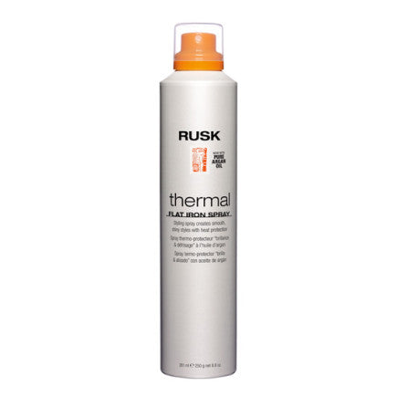 Rusk Thermal Flat Iron Spray W/ Argan 8 oz