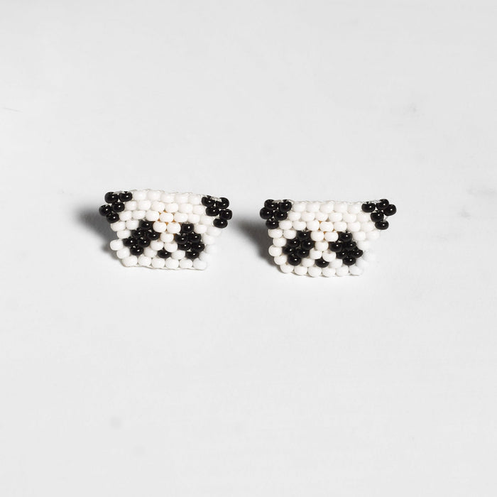 Safari Seed Bead Animal Stud Earrings - Mexico