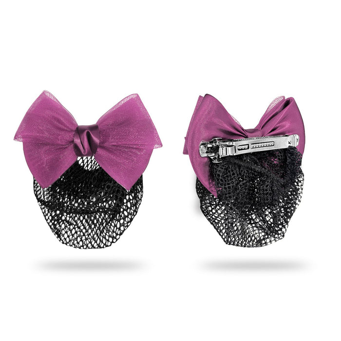 Sanas purple juda net bow hair clip hair accessories for women